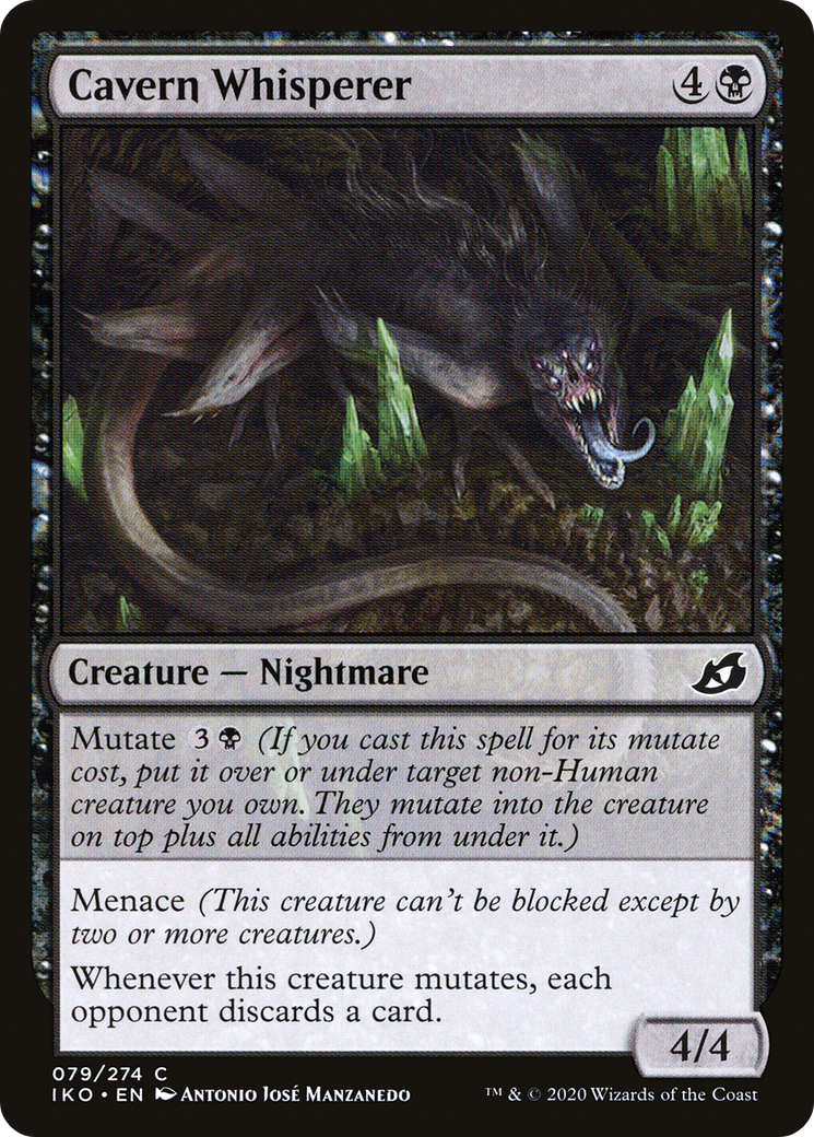Cavern Whisperer (IKO-079) [Ikoria: Lair of Behemoths] Foil MTG Single Wizards of the Coast