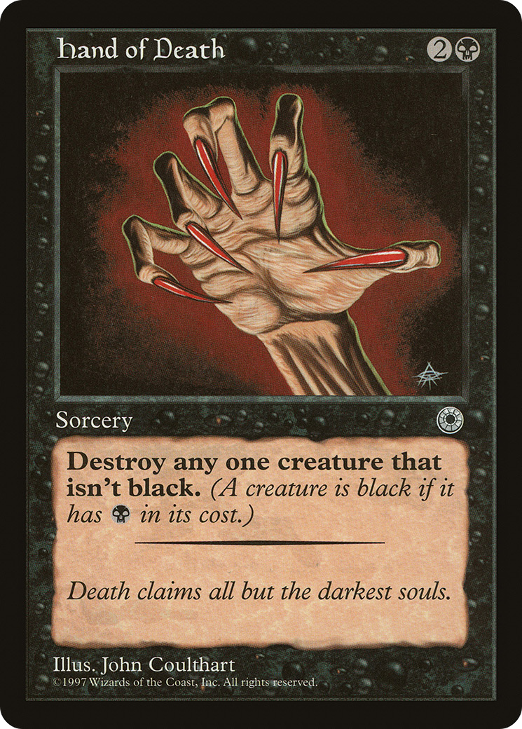 Hand of Death (POR-96†) [Misc] Portal MTG Single Wizards of the Coast