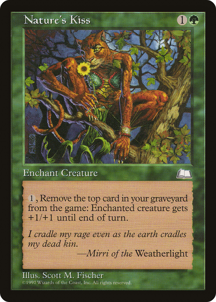 Nature's Kiss (WTH-136) [Weatherlight] MTG Single Wizards of the Coast