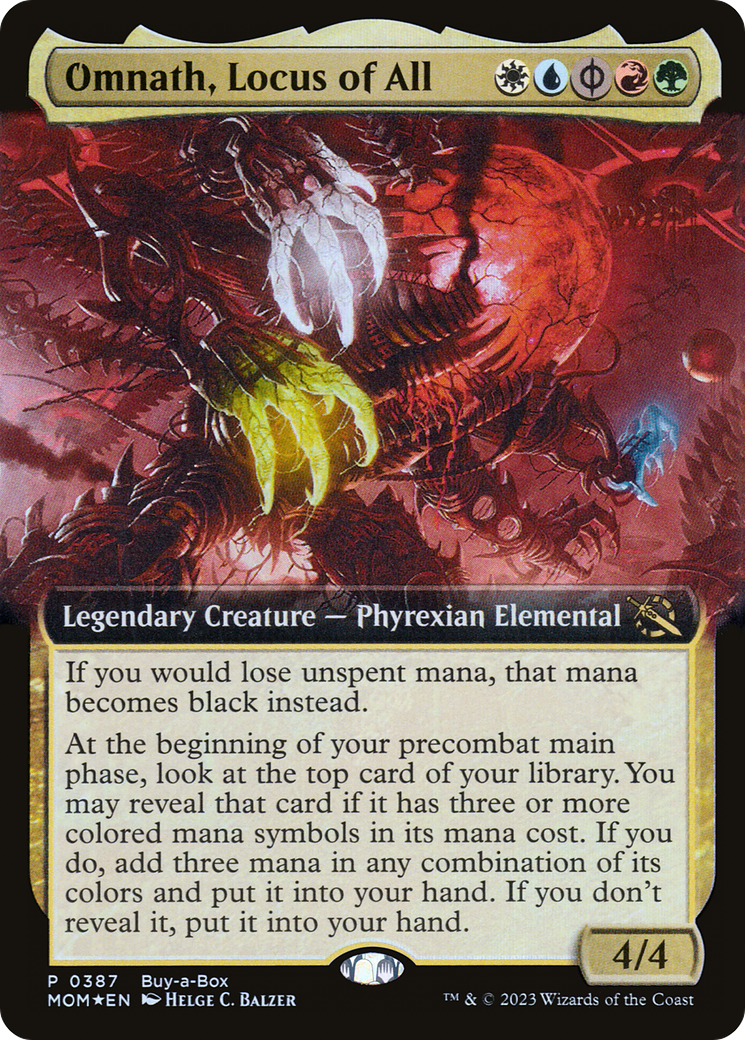 Omnath, Locus of All (BABP-387) [March of the Machine] (Extended Art) Foil MTG Single Wizards of the Coast