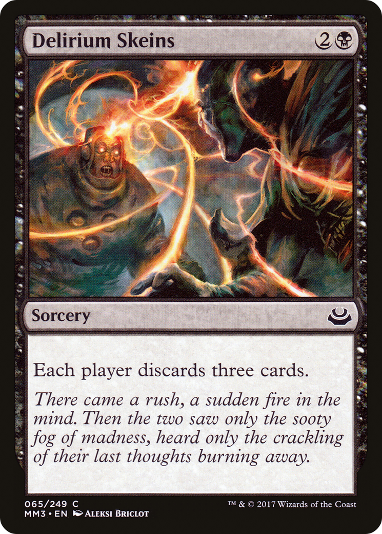 Delirium Skeins (MM3-065) [Modern Masters 2017] MTG Single Wizards of the Coast