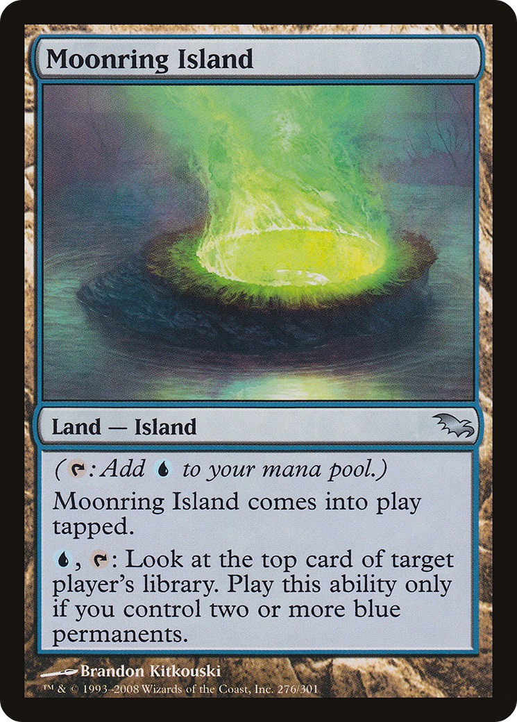 Moonring Island (SHM-276) [Shadowmoor] MTG Single Wizards of the Coast