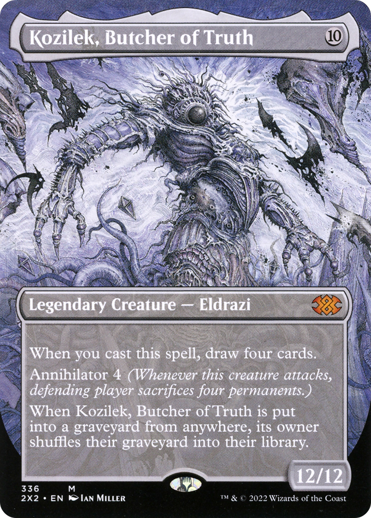 Kozilek, Butcher of Truth (2X2-336) [Double Masters 2022] (Borderless) MTG Single Wizards of the Coast