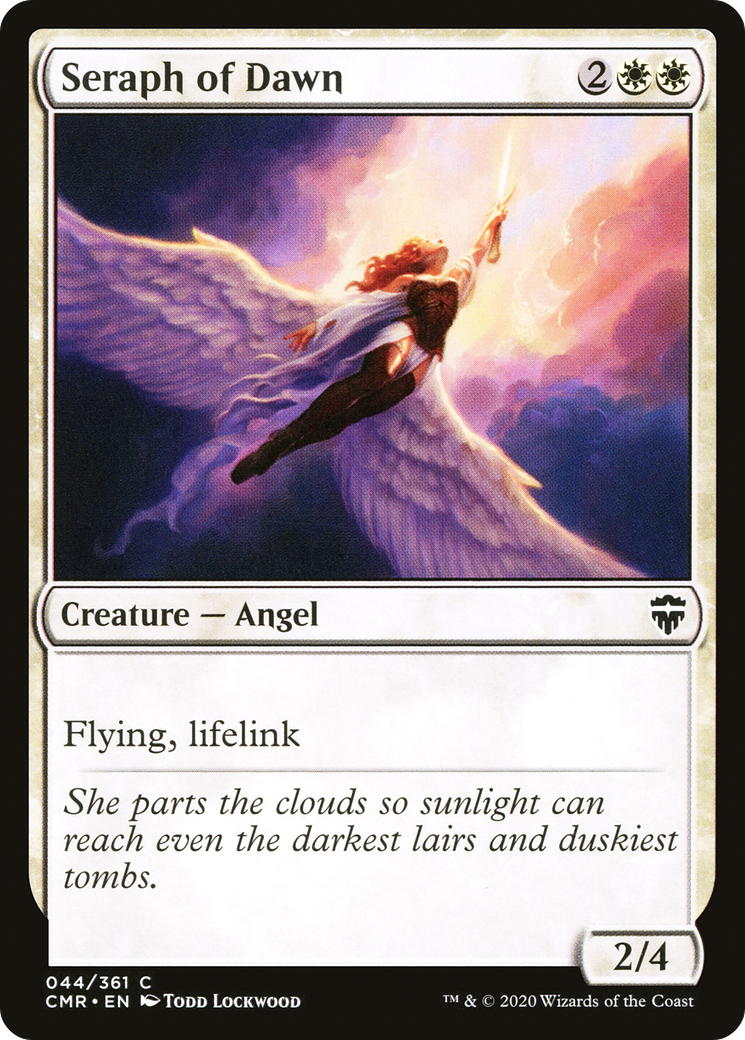 Seraph of Dawn (CMR-044) [Commander Legends] MTG Single Wizards of the Coast