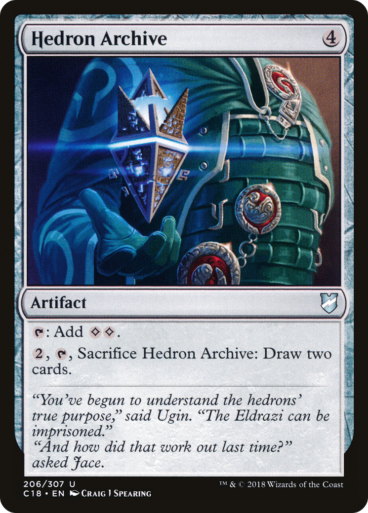 Hedron Archive (C18-206) [Commander 2018] MTG Single Wizards of the Coast