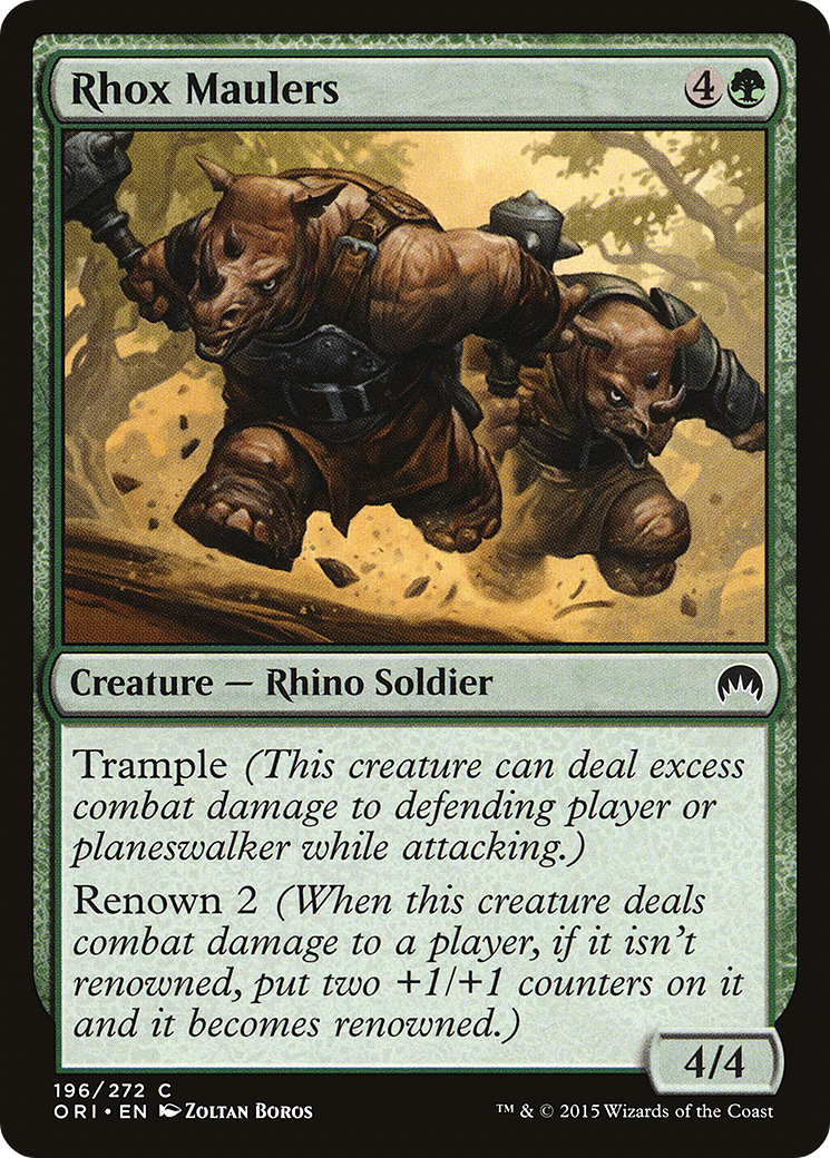 Rhox Maulers (ORI-196) [Magic Origins] MTG Single Wizards of the Coast