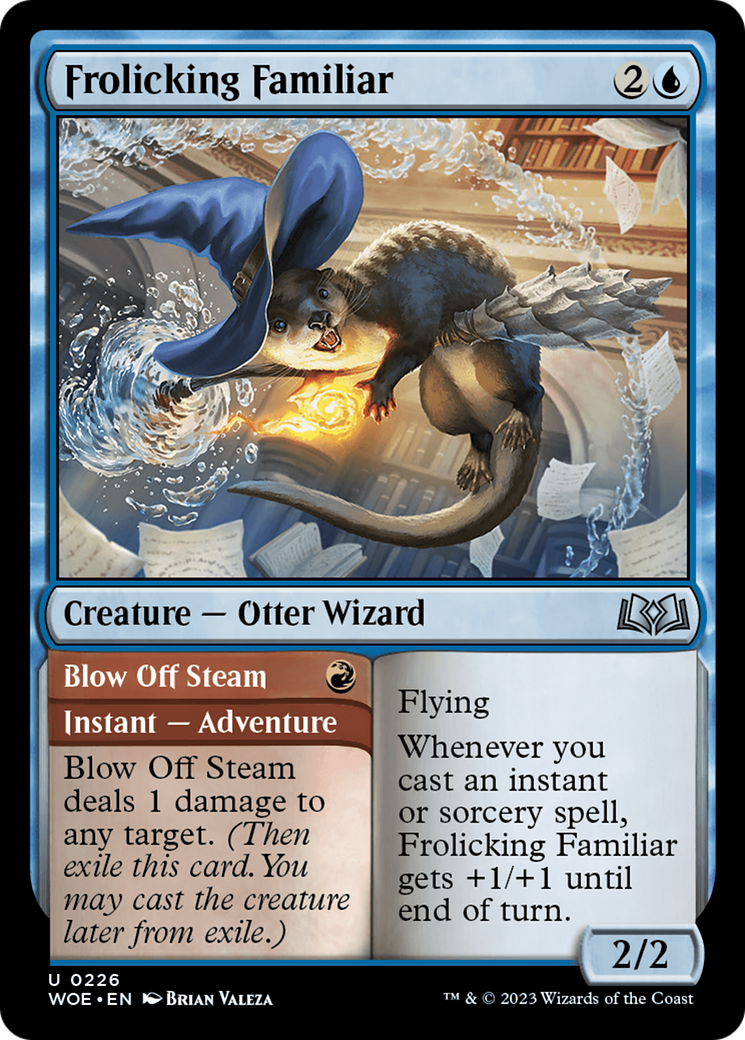Frolicking Familiar (WOE-226) [Wilds of Eldraine] Foil MTG Single Wizards of the Coast