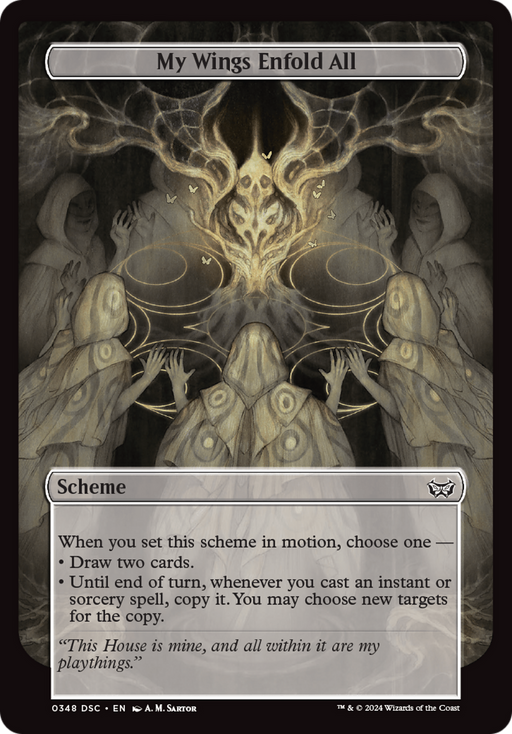 My Wings Enfold All (Full Art) (A:DSC-348) [Duskmourn: House of Horror Commander] MTG Single Wizards of the Coast