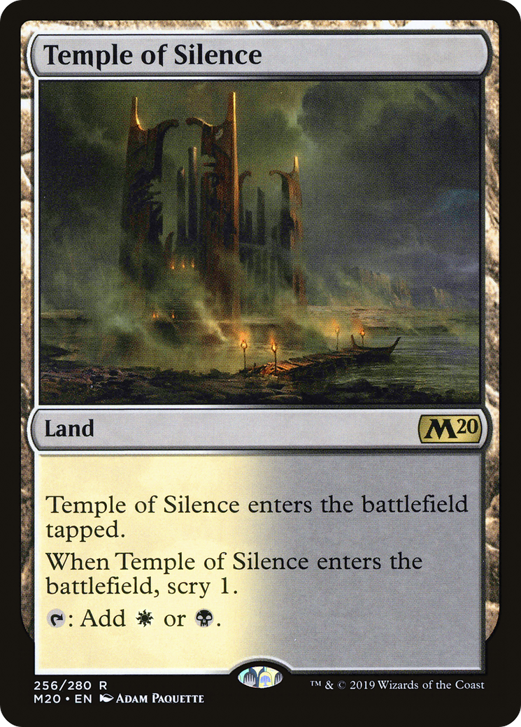 Temple of Silence (M20-256) [Core Set 2020] MTG Single Wizards of the Coast