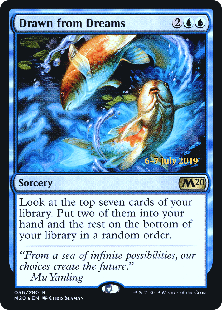 Drawn from Dreams (PRE-056) [Core Set 2020 Promos] Foil MTG Single Wizards of the Coast
