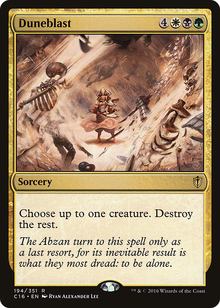 Duneblast (C16-194) [Commander 2016] MTG Single Wizards of the Coast