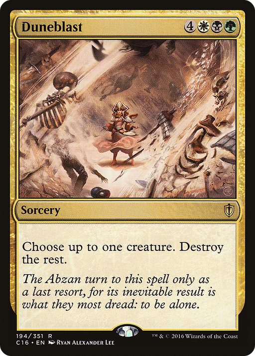 Duneblast (C16-194) [Commander 2016] MTG Single Wizards of the Coast