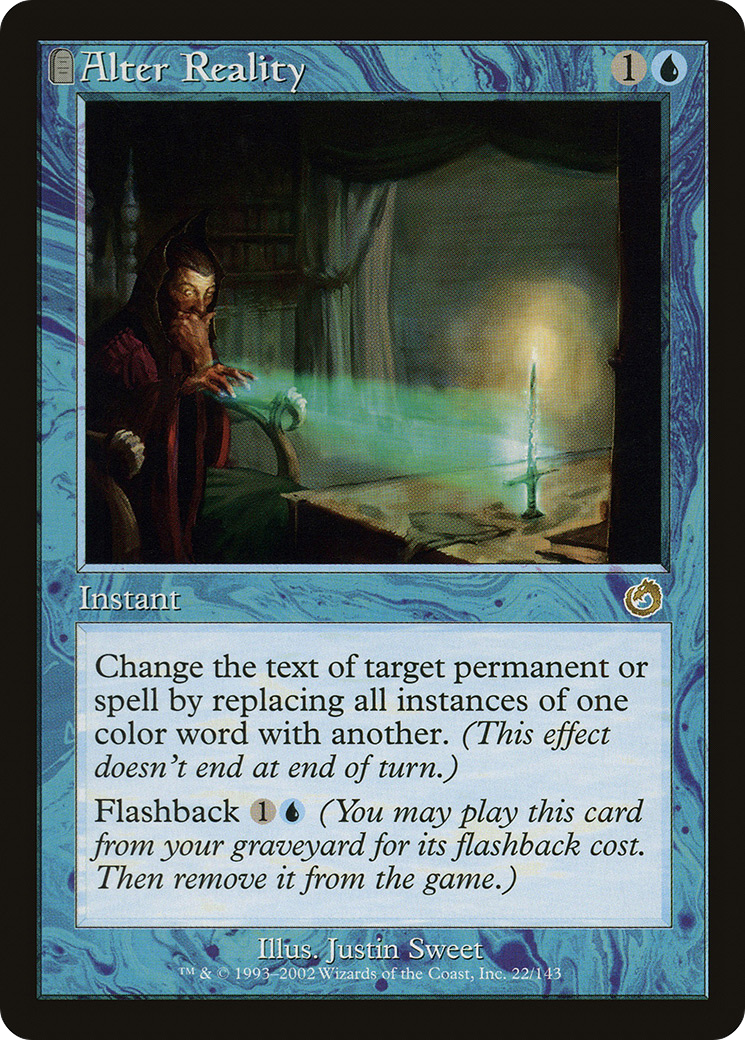 Alter Reality (TOR-022) [Torment] MTG Single Wizards of the Coast
