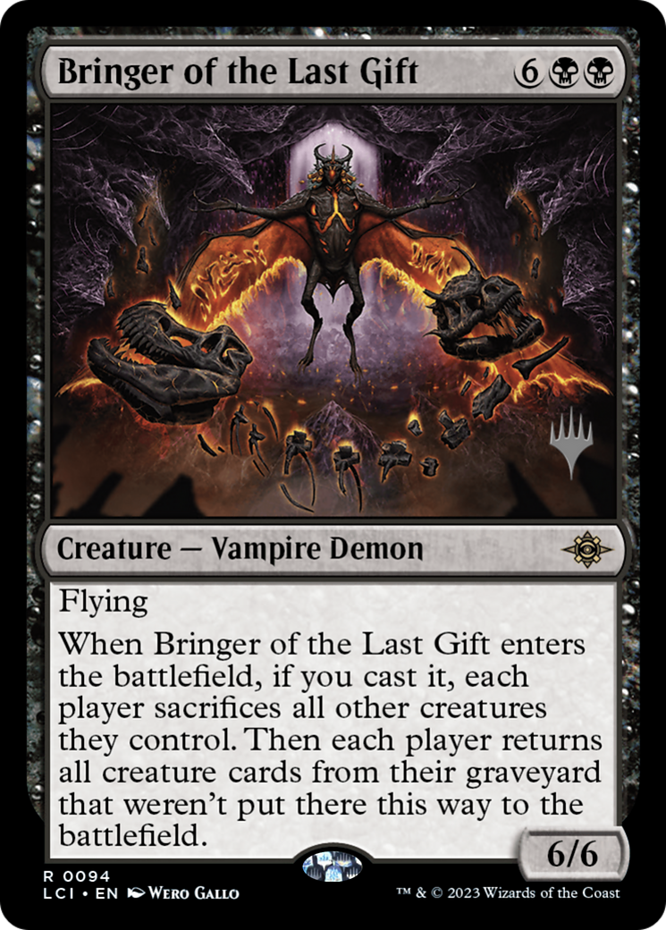 Bringer of the Last Gift (PPLCI-094) [The Lost Caverns of Ixalan Promos] MTG Single Wizards of the Coast