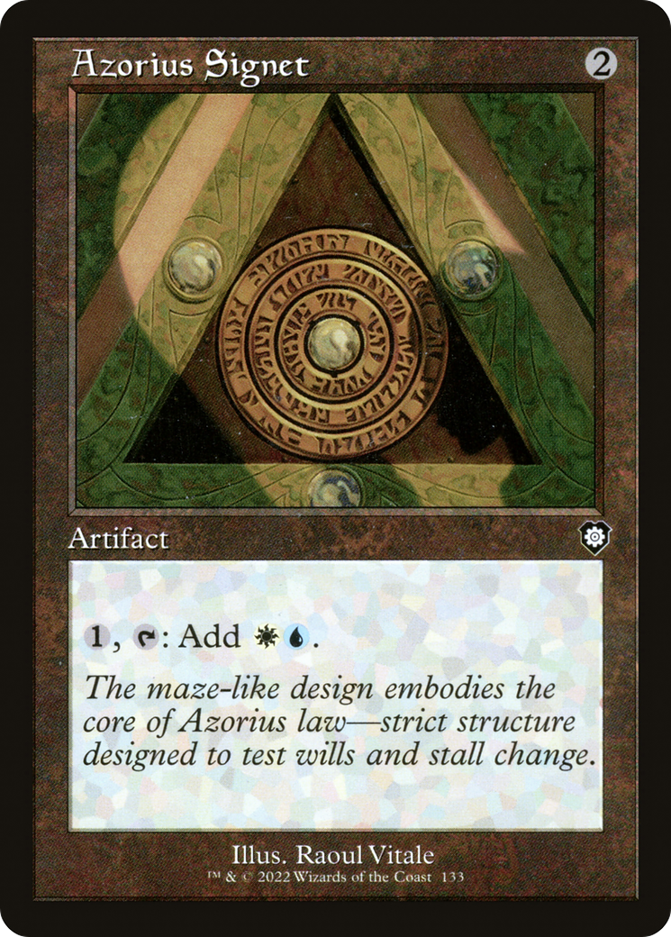 Azorius Signet (BRC-133) [The Brothers' War Commander] MTG Single Wizards of the Coast