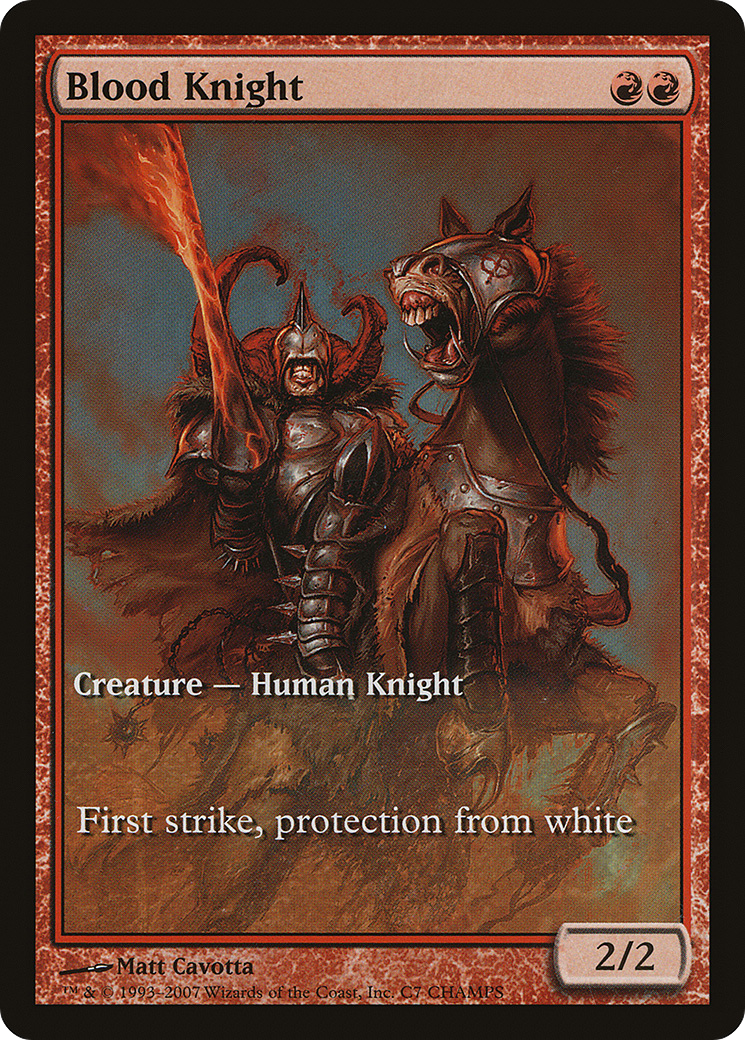 Blood Knight (CHAMPS-007) [Misc] Champs and States MTG Single Wizards of the Coast