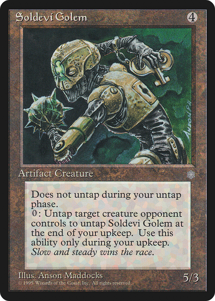 Soldevi Golem (ICE-338) [Ice Age] MTG Single Wizards of the Coast