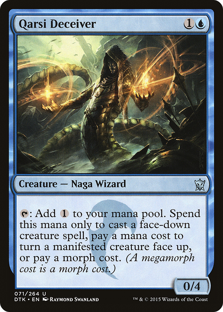 Qarsi Deceiver (DTK-071) [Dragons of Tarkir] MTG Single Wizards of the Coast
