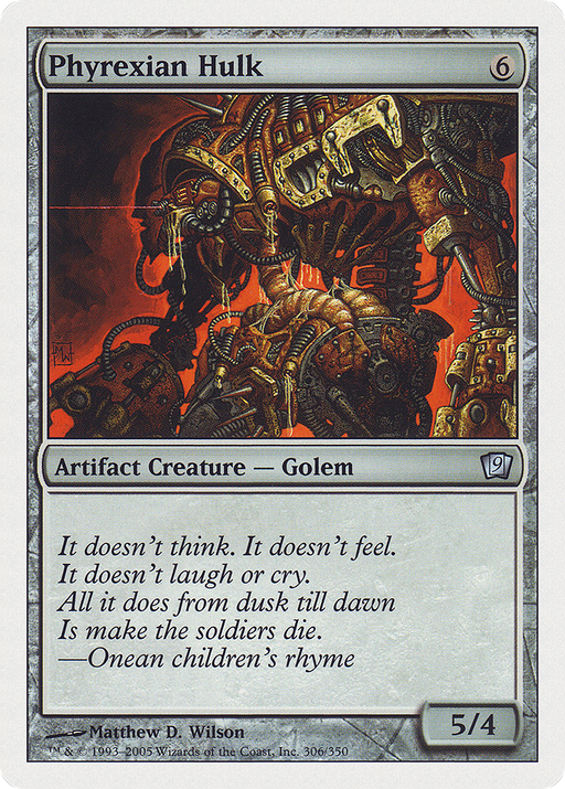 Phyrexian Hulk (9ED-306) [9th Edition] Foil MTG Single Wizards of the Coast
