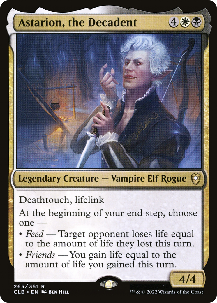 Astarion, the Decadent (CLB-265) [Commander Legends: Battle for Baldur's Gate] MTG Single Wizards of the Coast
