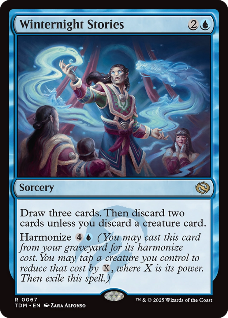 Winternight Stories (TDM-067) [Tarkir: Dragonstorm] Foil MTG Single Wizards of the Coast