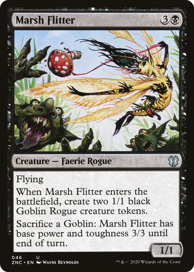 Marsh Flitter (ZNC-046) [Zendikar Rising Commander] MTG Single Wizards of the Coast