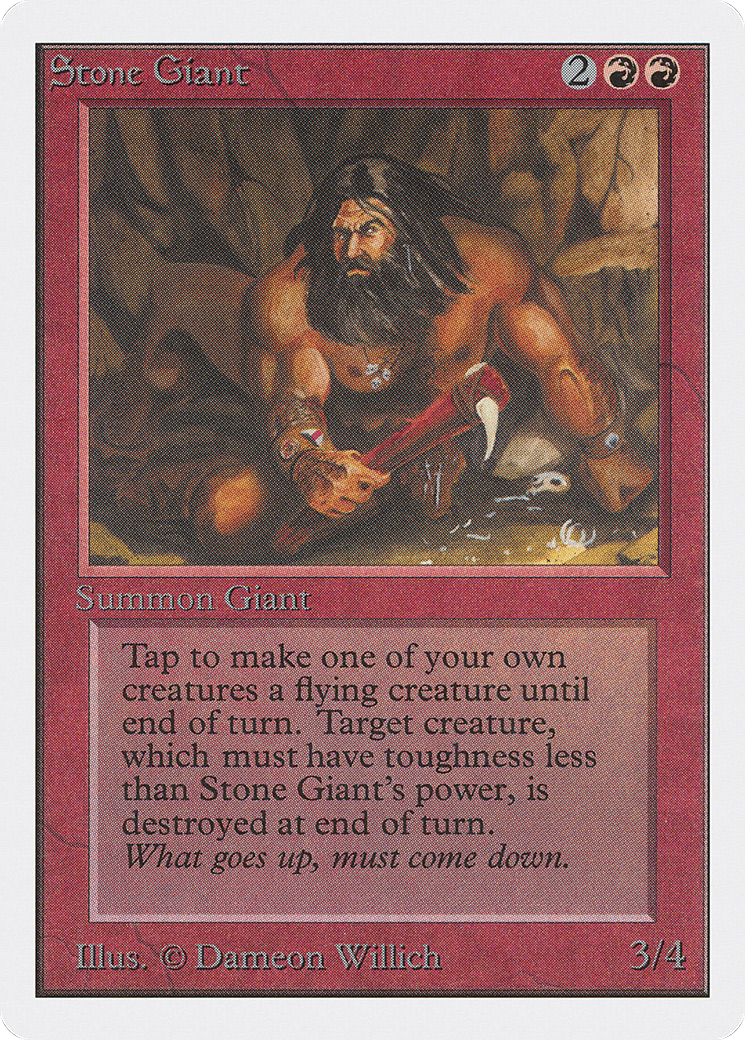Stone Giant (2ED-177) [Oldschool] Unlimited Edition MTG Single Wizards of the Coast