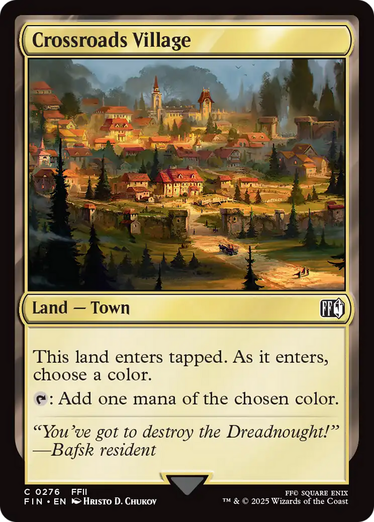 Crossroads Village (FIN-276) [FINAL FANTASY] MTG Single Wizards of the Coast