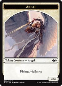 Angel (002) // Illusion (005) Double-Sided Token [Tokens] Modern Horizons Tokens MTG Single Magic: The Gathering