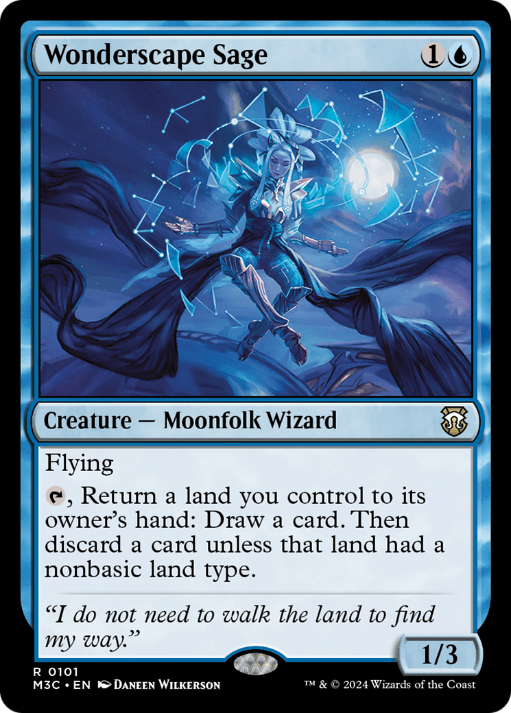 Wonderscape Sage (M3C-101) [Modern Horizons 3 Commander] MTG Single Wizards of the Coast