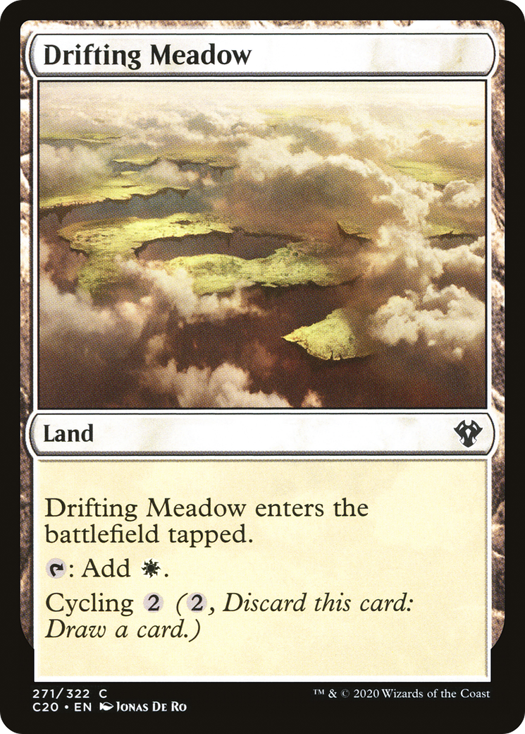Drifting Meadow (C20-271) [Commander 2020] MTG Single Wizards of the Coast