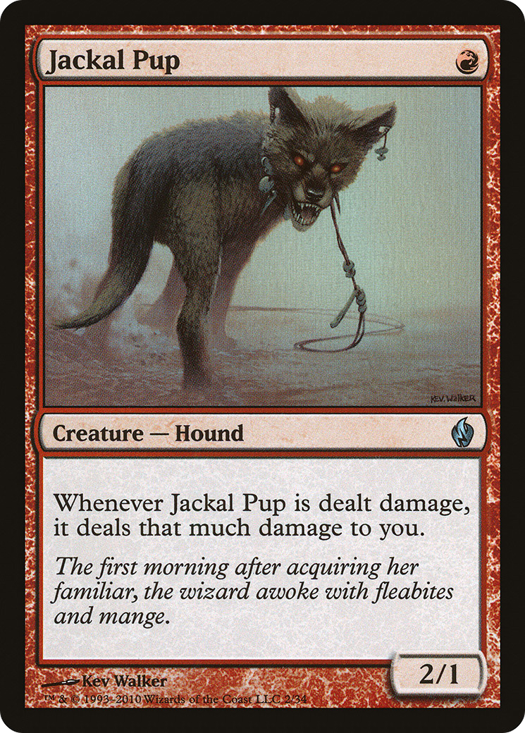 Jackal Pup (PD2-002) [Misc] Premium Deck Series: Fire and Lightning Foil MTG Single Wizards of the Coast