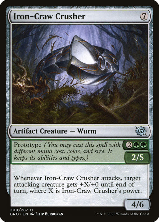 Iron-Craw Crusher (BRO-200) [The Brothers' War] Foil MTG Single Wizards of the Coast