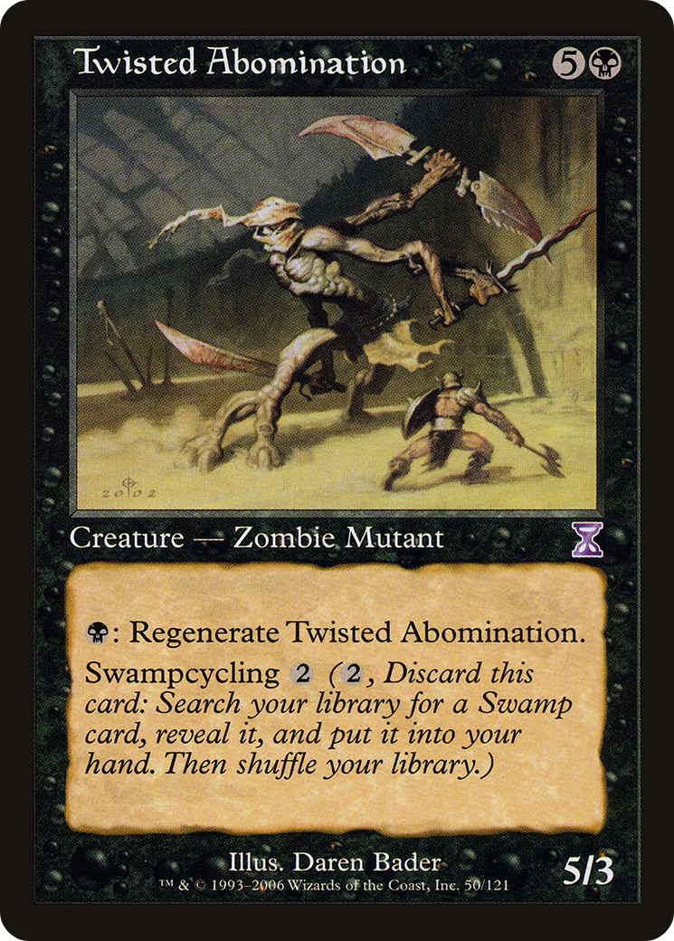 Twisted Abomination (TSB-050) [Time Spiral Timeshifted] MTG Single Wizards of the Coast