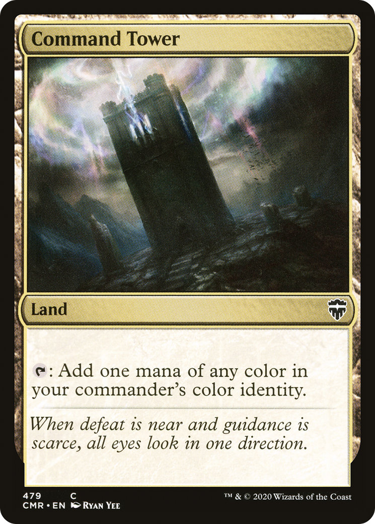 Command Tower (479) (CMR-479) [Commander Legends] MTG Single Wizards of the Coast