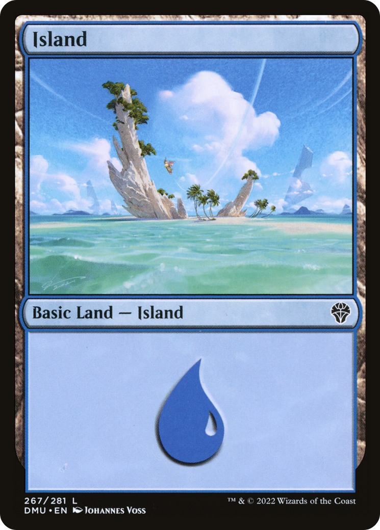 Island (DMU-267) [Dominaria United] MTG Single Wizards of the Coast