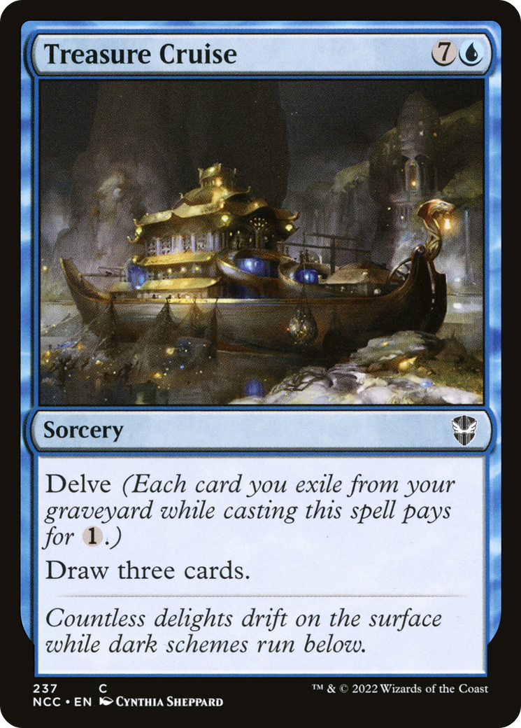 Treasure Cruise (NCC-237) [New Capenna Commander] MTG Single Wizards of the Coast