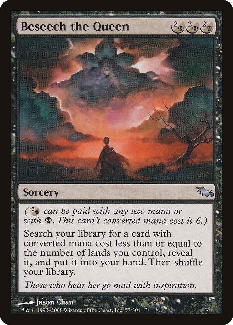 Beseech the Queen (SHM-057) [Shadowmoor] Foil MTG Single Wizards of the Coast