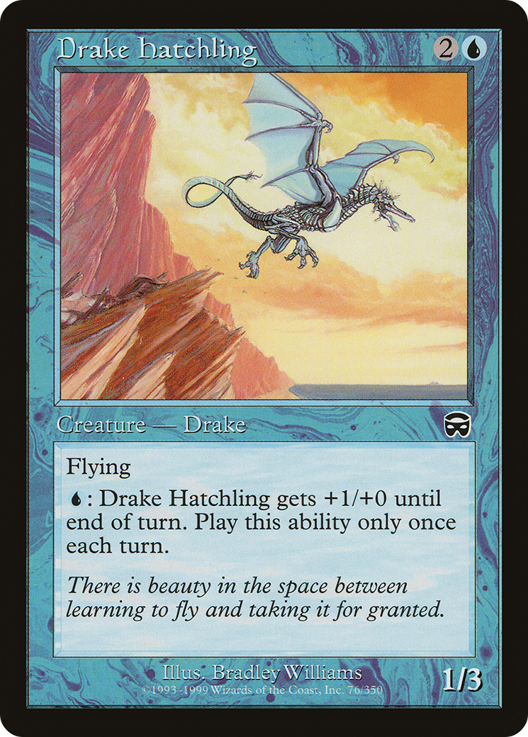 Drake Hatchling (MMQ-076) [Mercadian Masques] MTG Single Wizards of the Coast