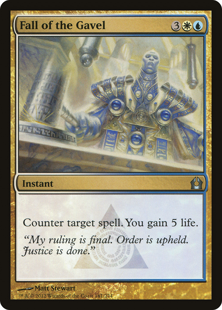 Fall of the Gavel (RTR-161) [Return to Ravnica] Foil MTG Single Wizards of the Coast