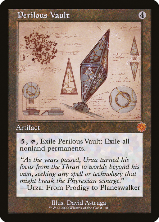 Perilous Vault (BRR-101) [The Brothers' War Retro Artifacts] MTG Single Wizards of the Coast