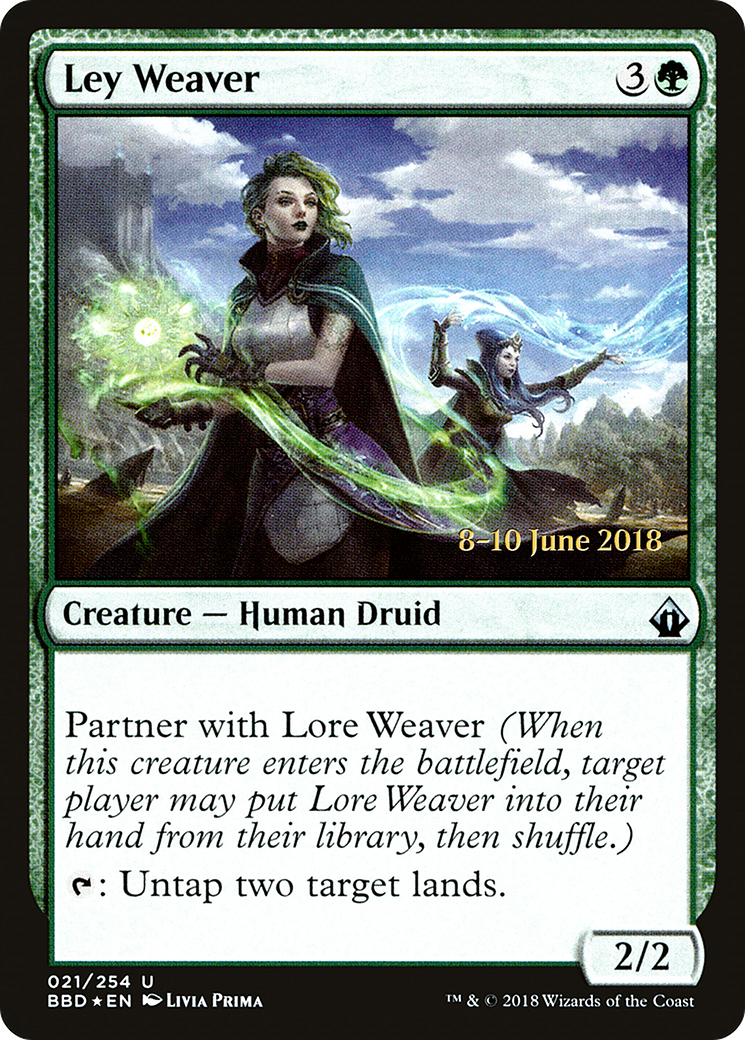Ley Weaver (LARP-021) [Battlebond Promos] Foil MTG Single Wizards of the Coast