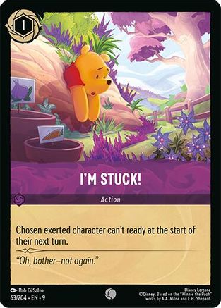 I'm Stuck! (63/204) [Fabled] Cold Foil Lorcana Single Disney