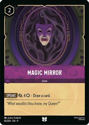 Magic Mirror (65/204) [Fabled] Cold Foil Lorcana Single Disney