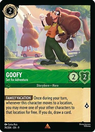 Goofy - Set for Adventure (74/204) [Fabled] Cold Foil Lorcana Single Disney