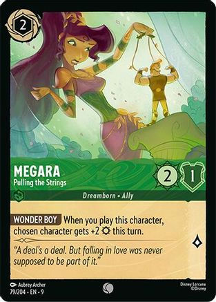 Megara - Pulling the Strings (79/204) [Fabled] Lorcana Single Disney