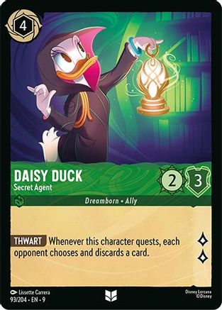 Daisy Duck - Secret Agent (93/204) [Fabled] Lorcana Single Disney