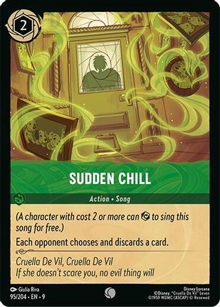 Sudden Chill (95/204) [Fabled] Lorcana Single Disney