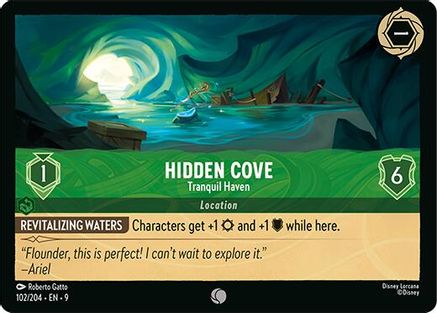 Hidden Cove - Tranquil Haven (102/204) [Fabled] Lorcana Single Disney