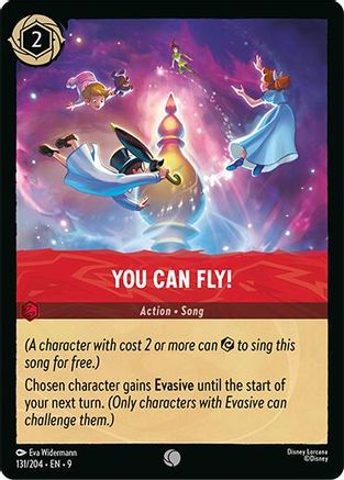 You Can Fly! (131/204) [Fabled] Cold Foil Lorcana Single Disney